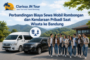 Rombongan tour di Bandung